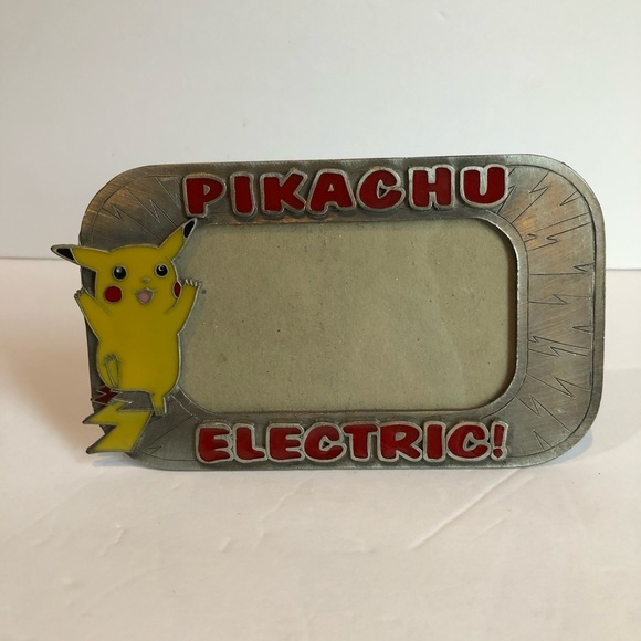 Pokémon Pikachu Pewter Enamel Picture Frame - Picture 8 of 8